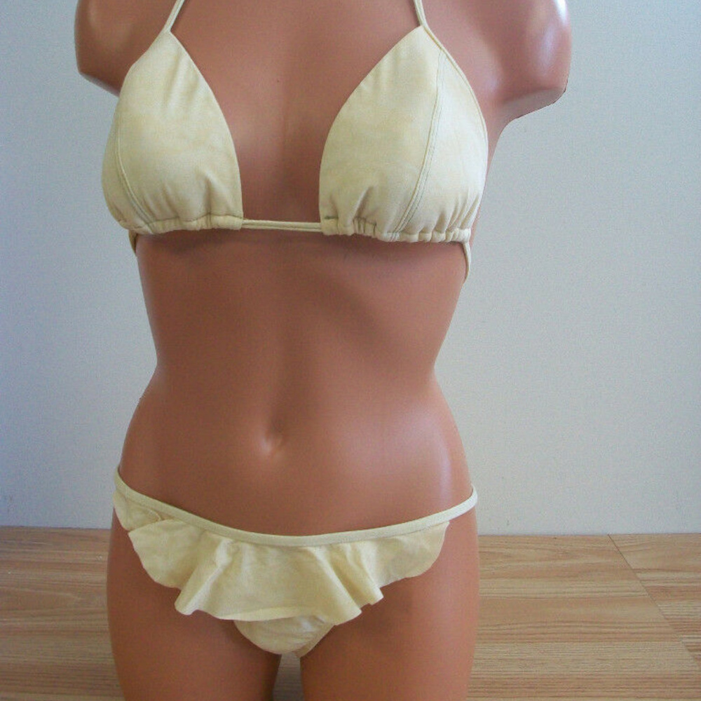Sauvage Beige Two Piece Bikini Medium